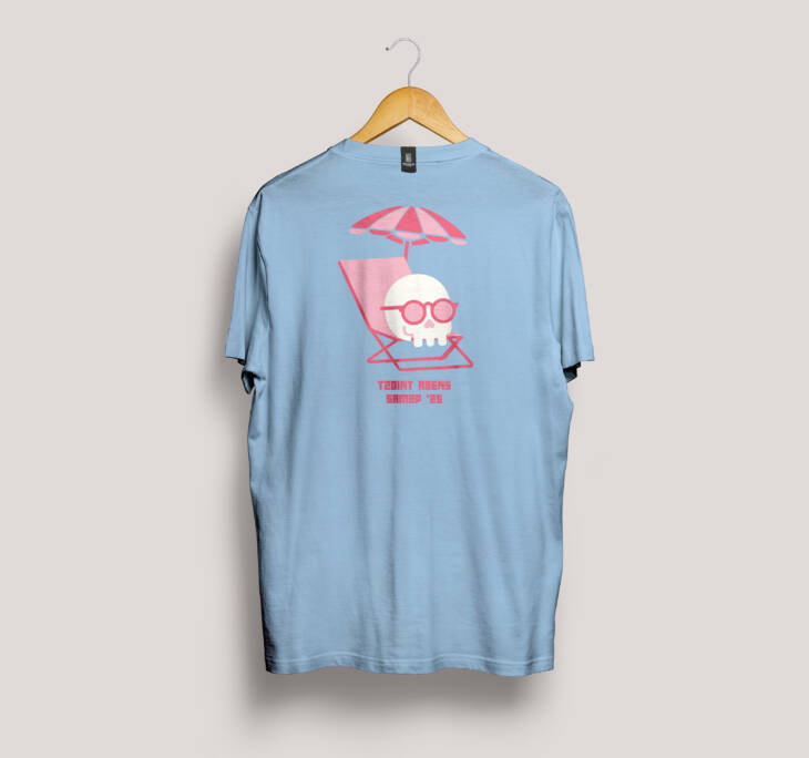 JOINT ATHENS X PINS CLOTHES LIMITED SUMMER BLUE SKELETON